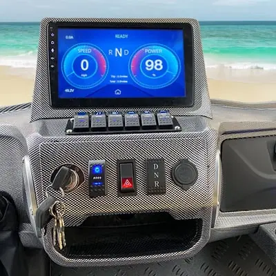 Intuitive digital display with screen on